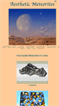 Mobile Screenshot of meteorites-for-sale-meteorite-sales.com